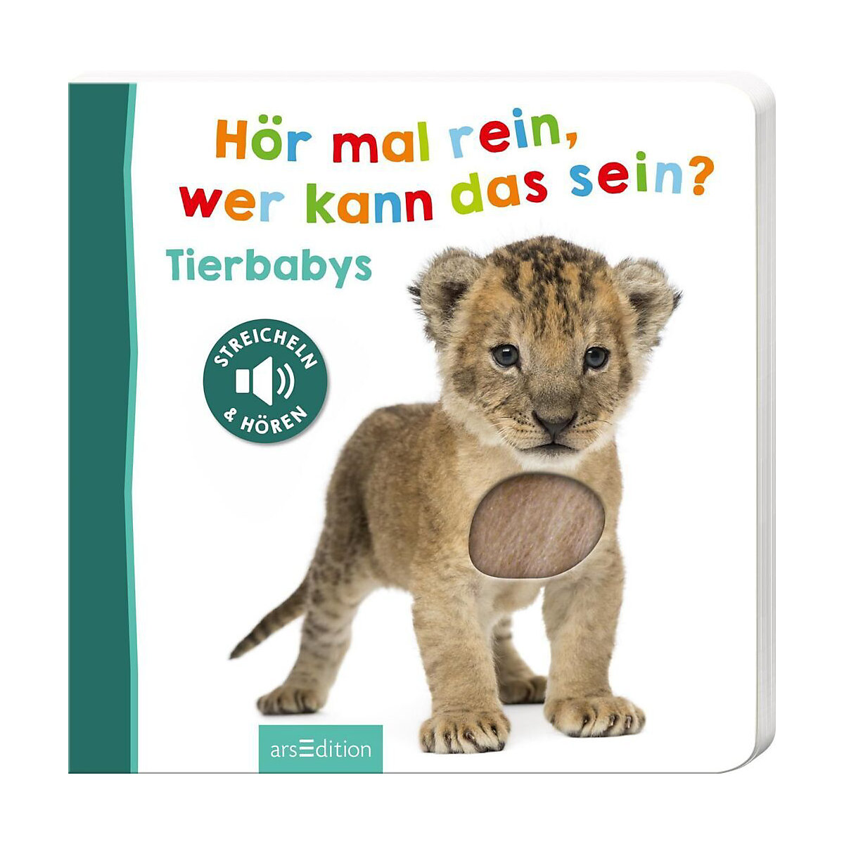 Hör mal rein, wer kann das sein: Tierbabys, Soundbuch mit Tiergeräuschen