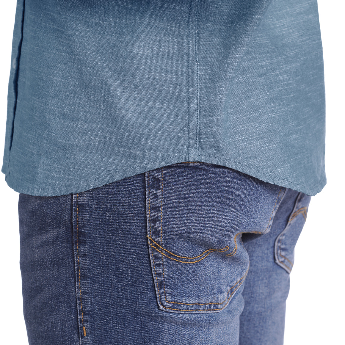 Herren Hemd mit Melange