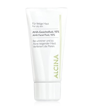 ALCINA Fettige bis Mischhaut AHA-Gesichtsfluid 10% Gesichtsfluid-50 ml
