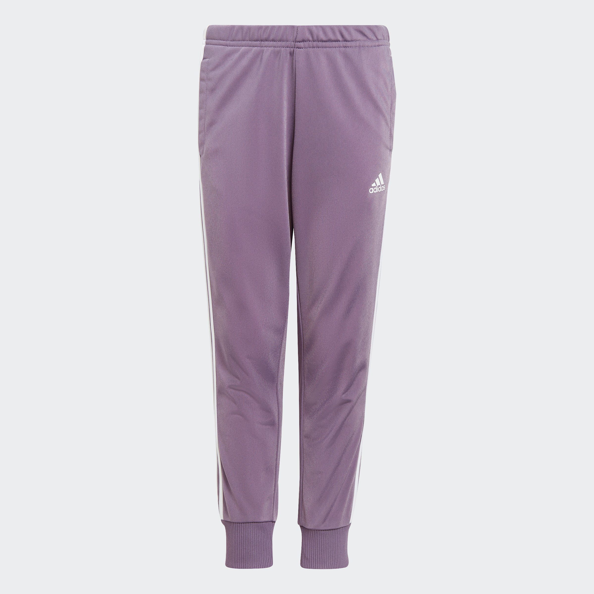 adidas Sportswear Trainingsanzug ESSENTIALS 3-STREIFEN SHINY (2-tlg)