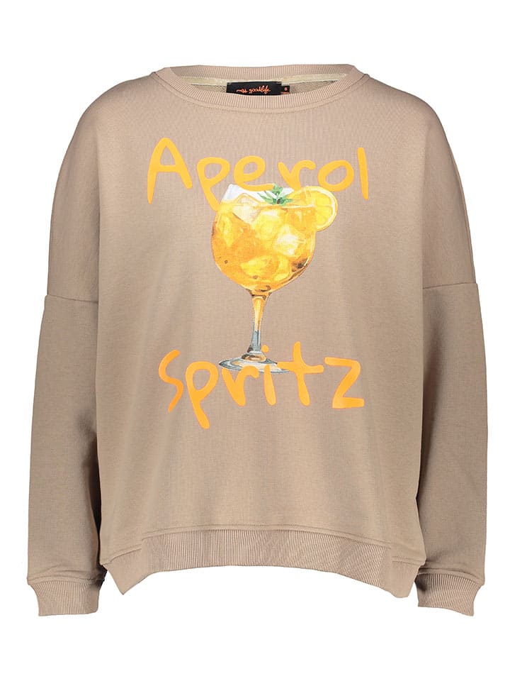 miss goodlife Sweatshirt in Beige günstig kaufen