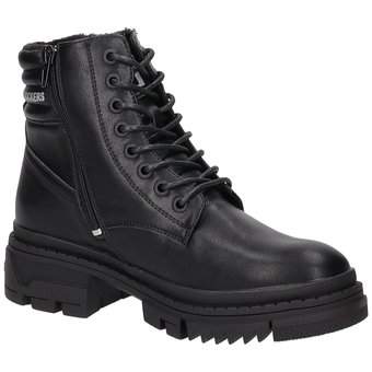 Dockers Schnür Boots in schwarz