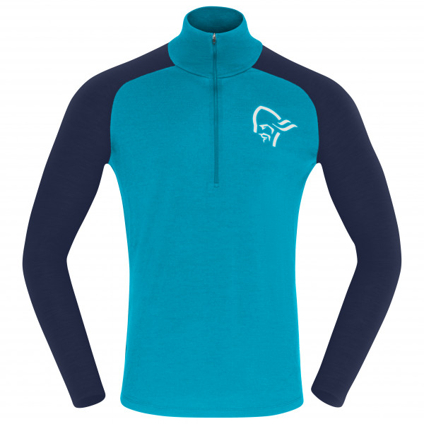 Norrøna - Norrøna pureUll Zip Neck - Merinopullover