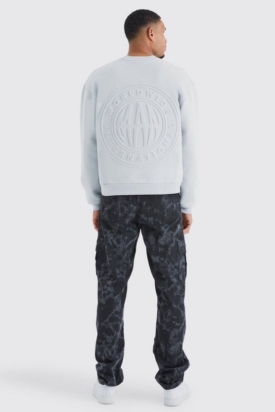 Tall kastiges Oversize Sweatshirt
