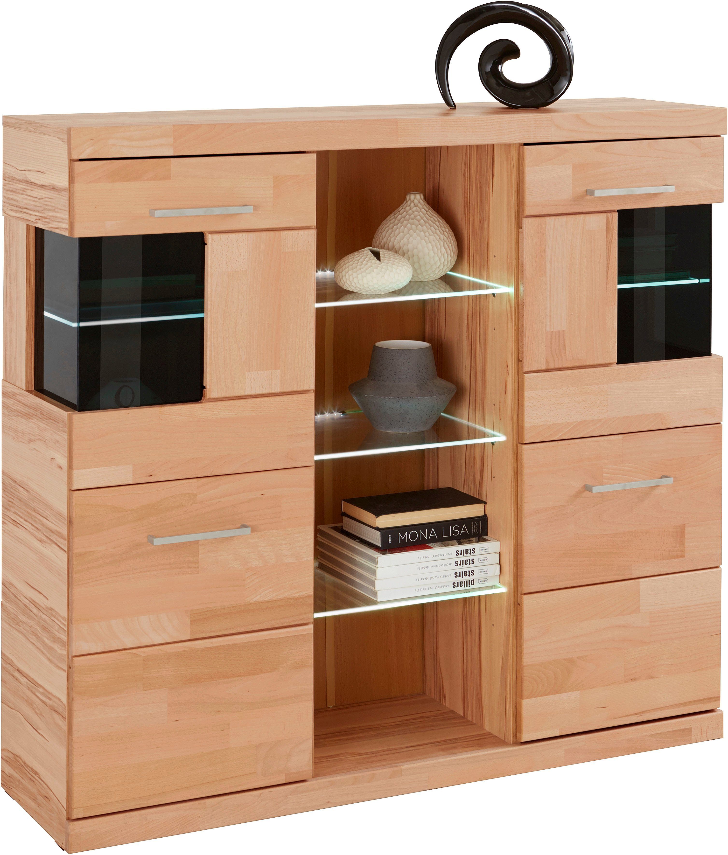 Woltra Highboard Ribe, Breite 125 cm