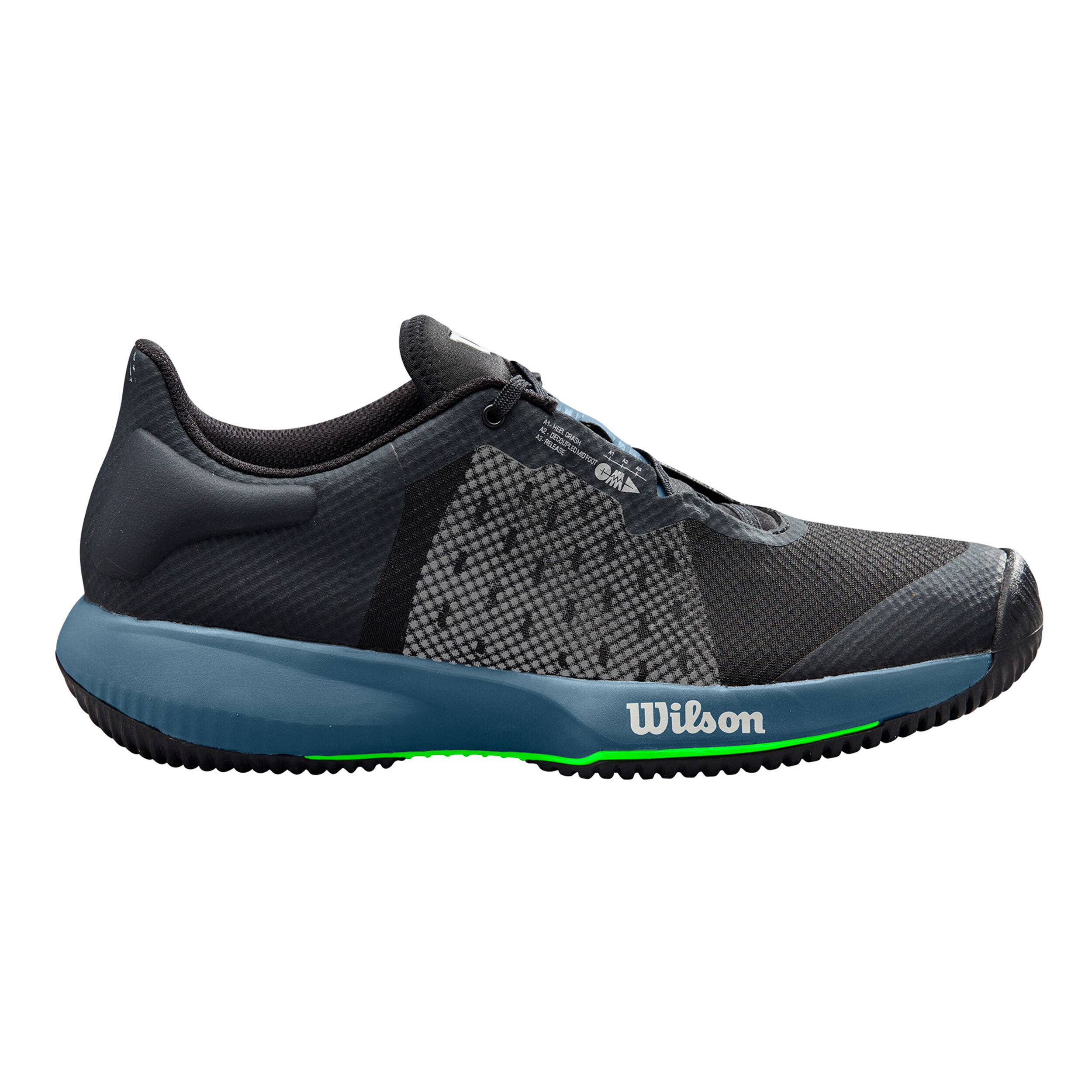 Kaos Swift Allcourtschuh Herren - Schwarz, Blau