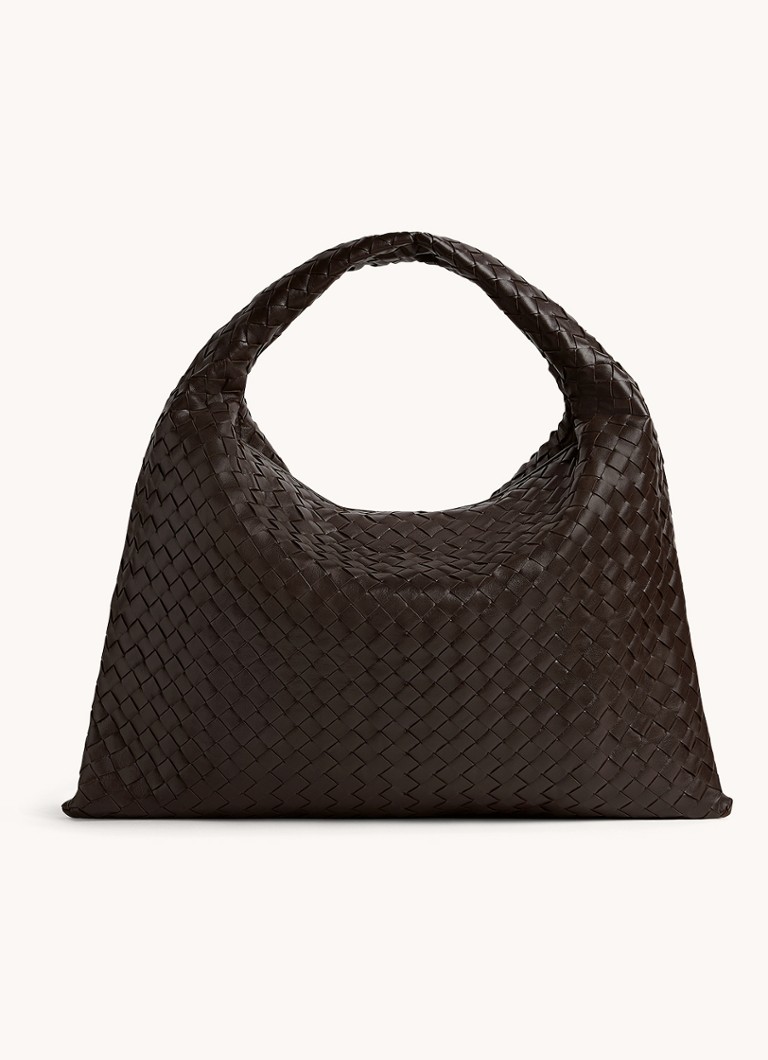Velká kabelka přes rameno Bottega Veneta Hop z telecí kůže