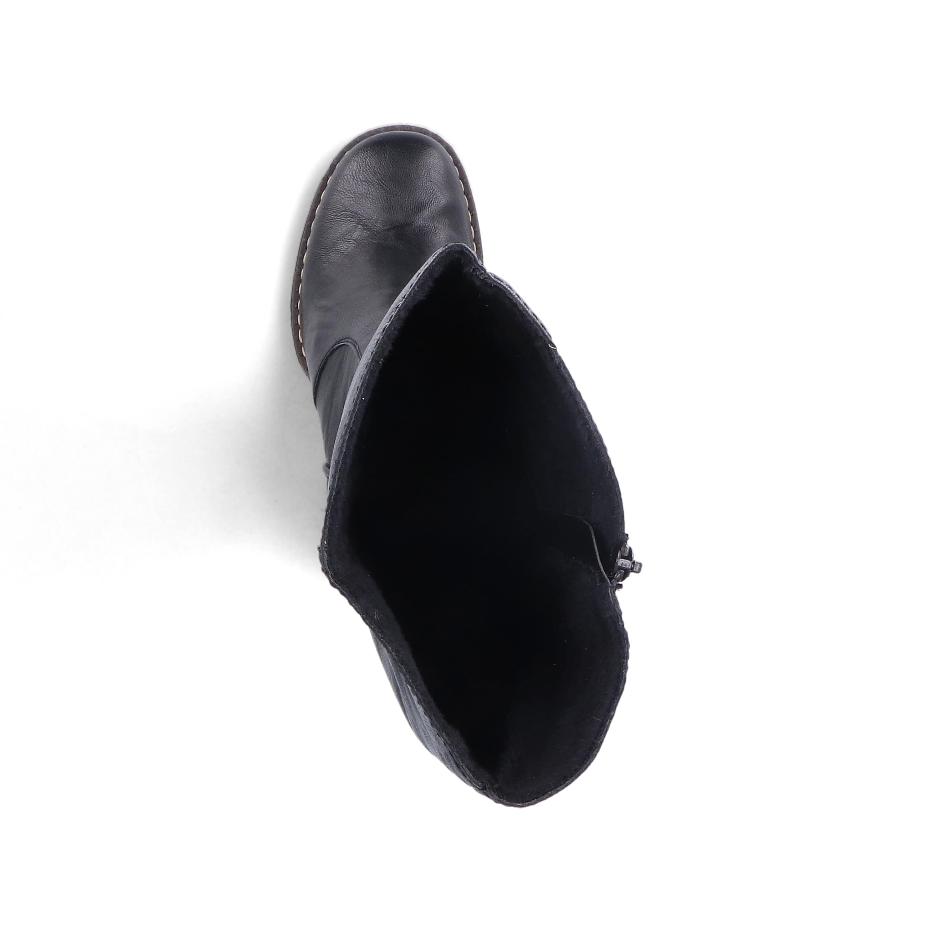 Rieker Damen Hochschaftstiefel tiefschwarz