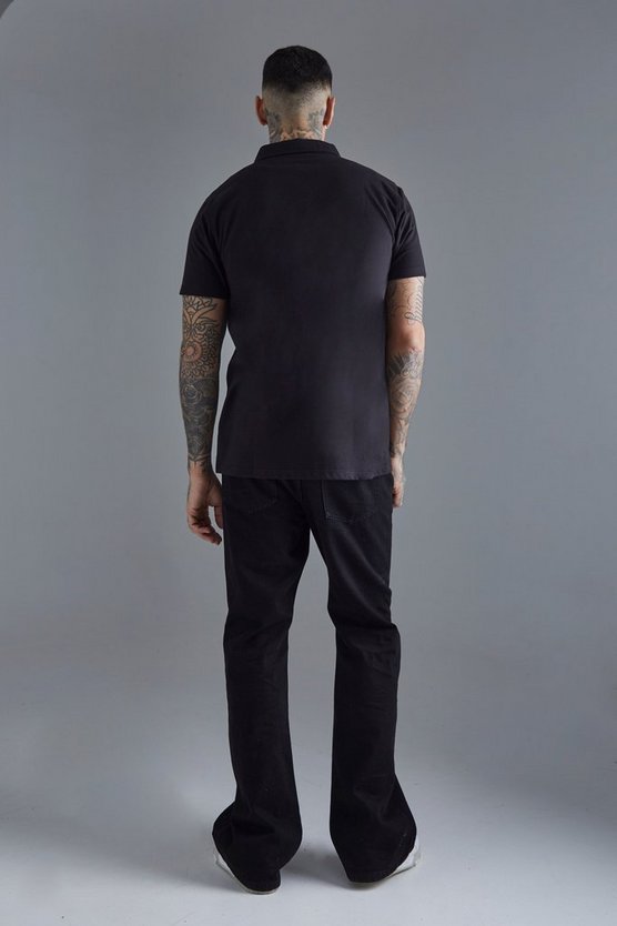 Tall langärmliges Jersey-Hemd