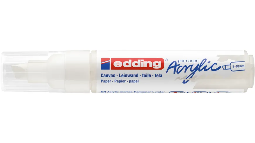 edding Acrylmarker 5000 breit verkehrsweiß verkehrsweiß