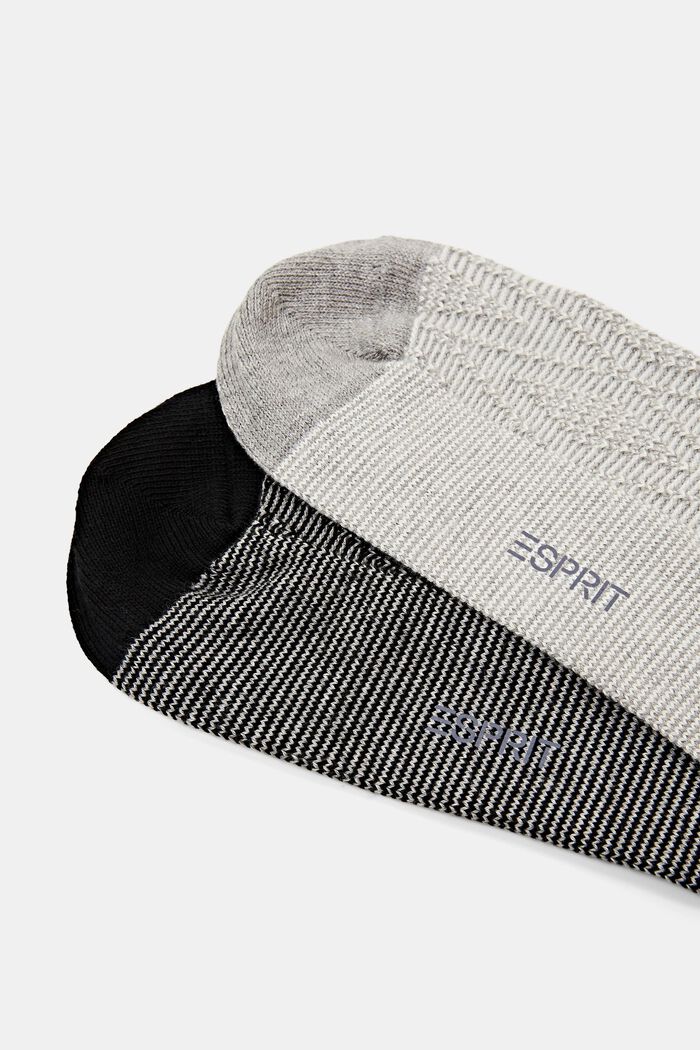 2er-Set strukturierte Socken