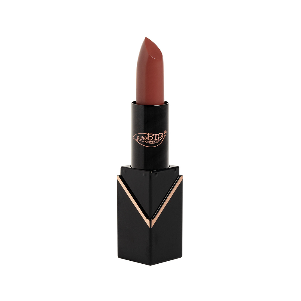 Purobio Rouge à lèvres semi-mat 101 nude rosé -boitier  Rouge à lèvres semi-mat