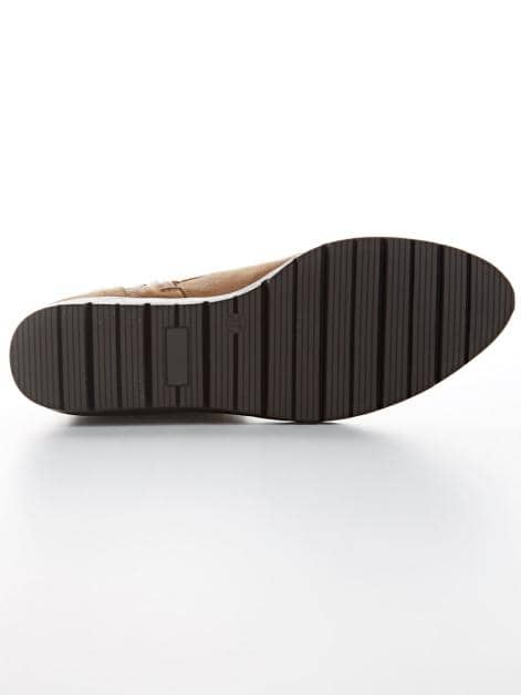 Stiefelette taupe mit wärmendem Futter