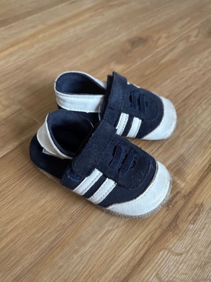 Lait et Miel Leder-Krabbelschuhe in Dunkelblau günstig kaufen 19/20