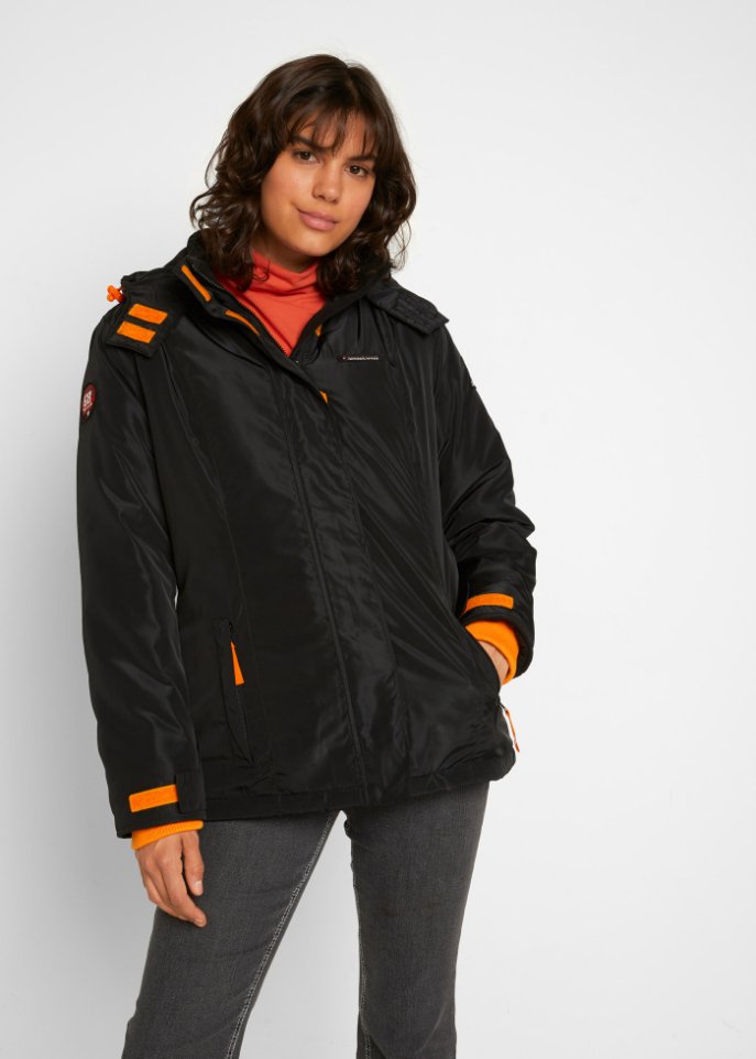 Jacke mit abnehmbarer Kapuze