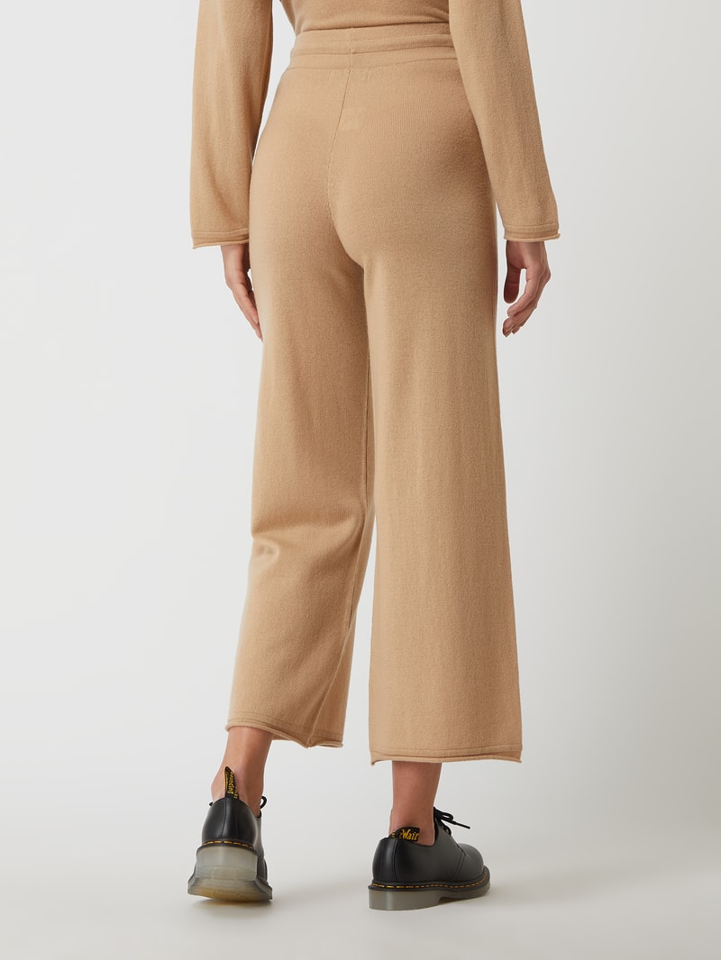 Strickhose aus Woll-Kaschmir-Mix in sand