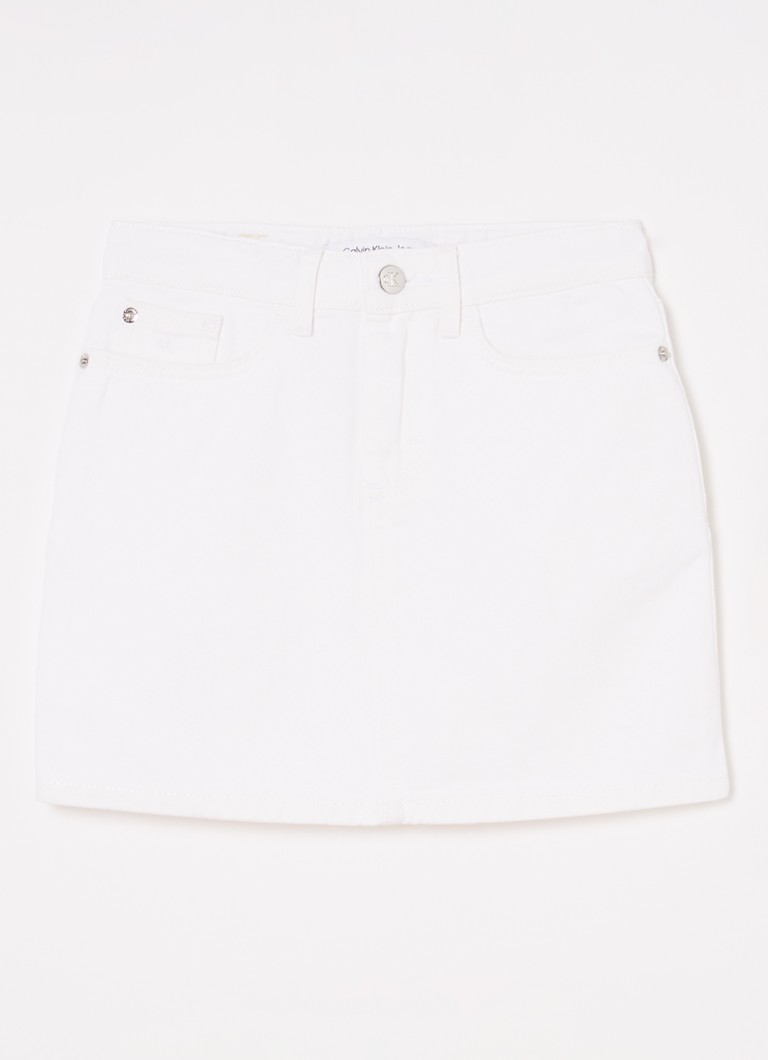 Calvin Klein Denim skirt with side pockets