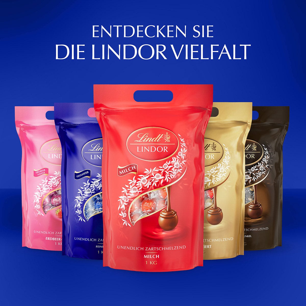 LINDOR Kugel Beutel Feinherb, 1000g