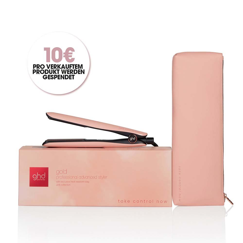 ghd - good hair day Glätteisen pink gold® Styler