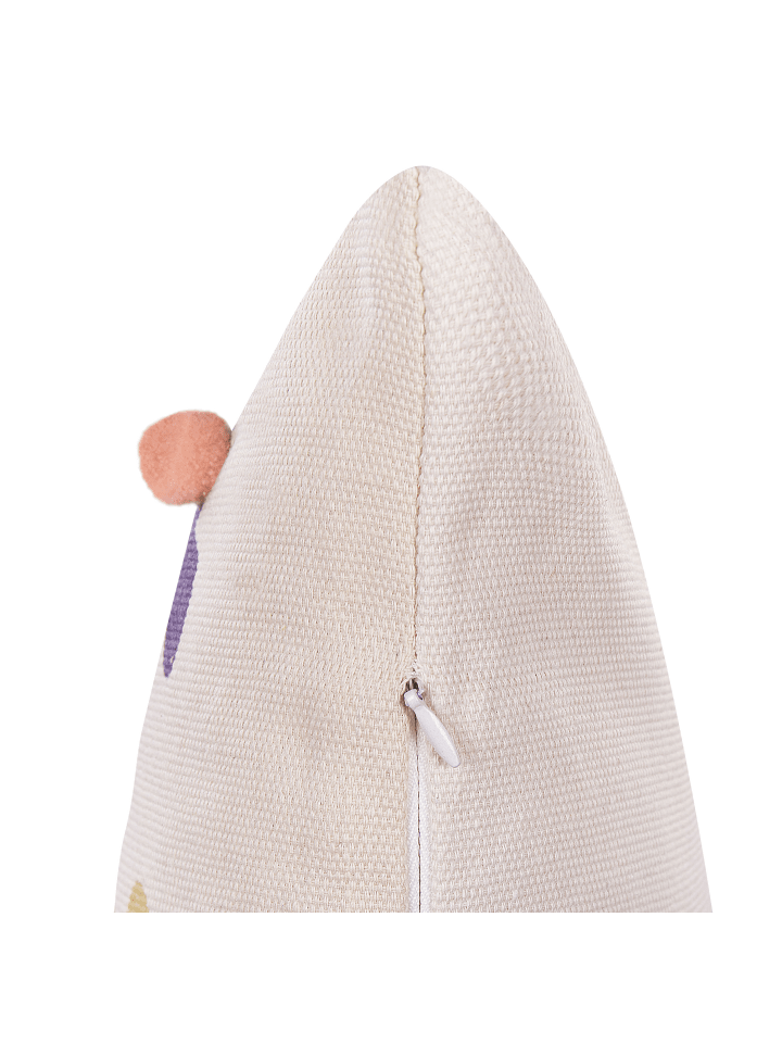 Beliani 2er-Set Dekokissen CLUSIA in Beige/Grün/Rosa günstig kaufen onesize