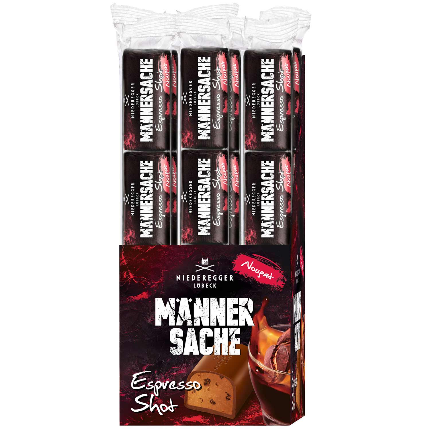 Niederegger Männersache Nougat Espresso Shot 4x12,5g