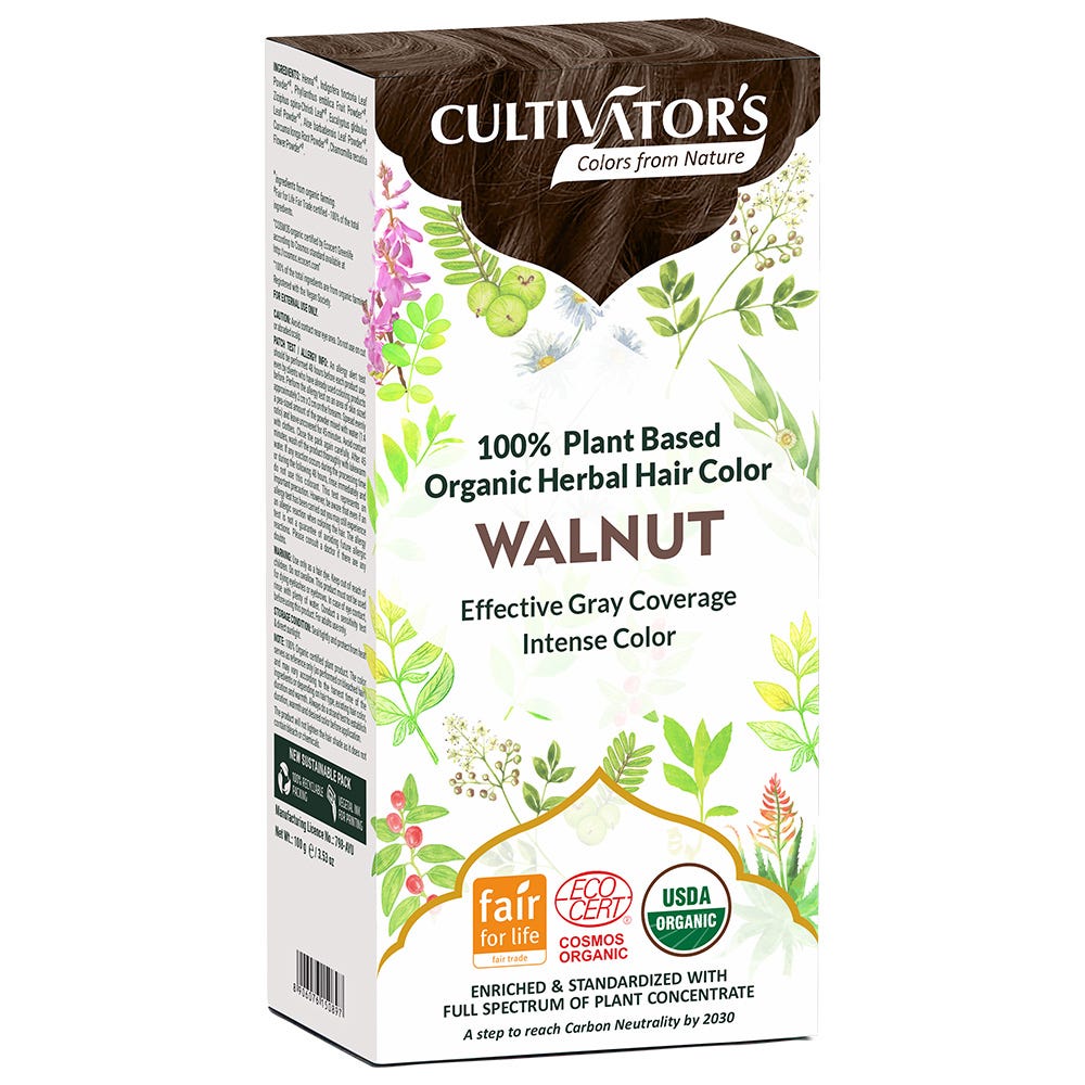 Cultivators Herbal Hair Color Walnut 100 g