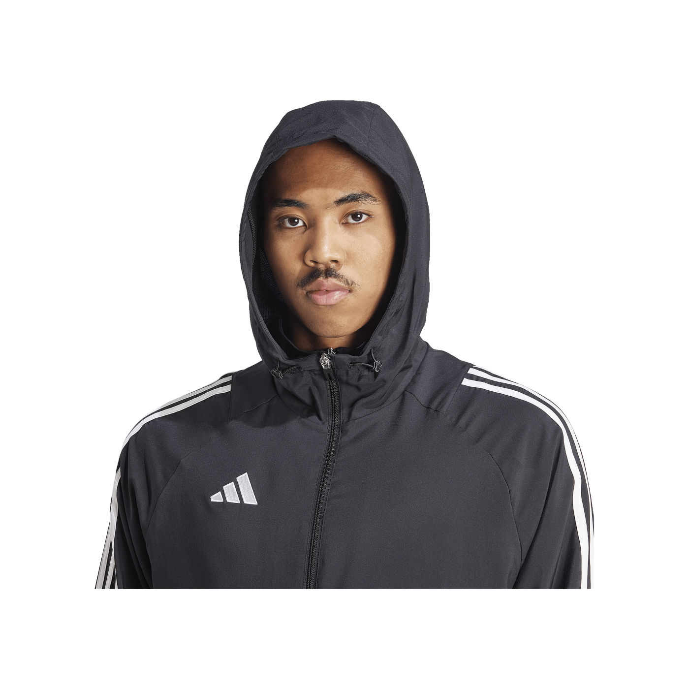 adidas Tiro 24 Windbreaker Schwarz Weiss