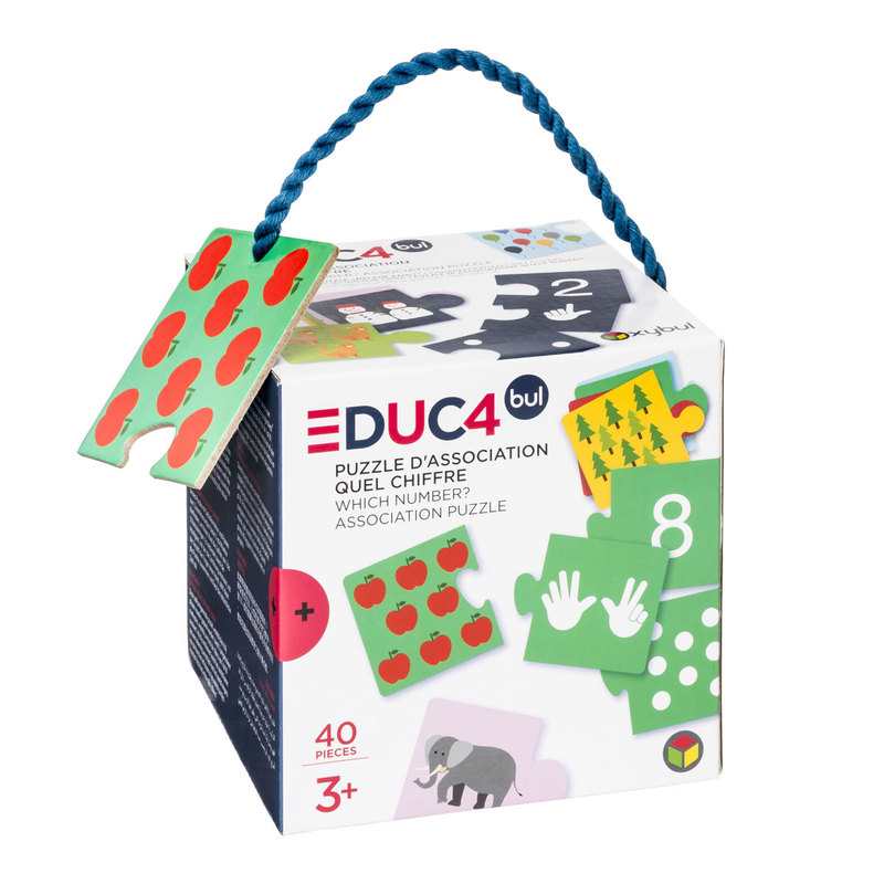 Puzzle d'association quel chiffre Oxybul