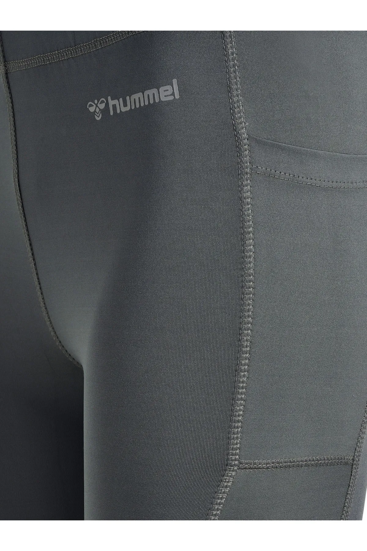 hummel  Sport-Leggings - Grau - Mittlerer Bund