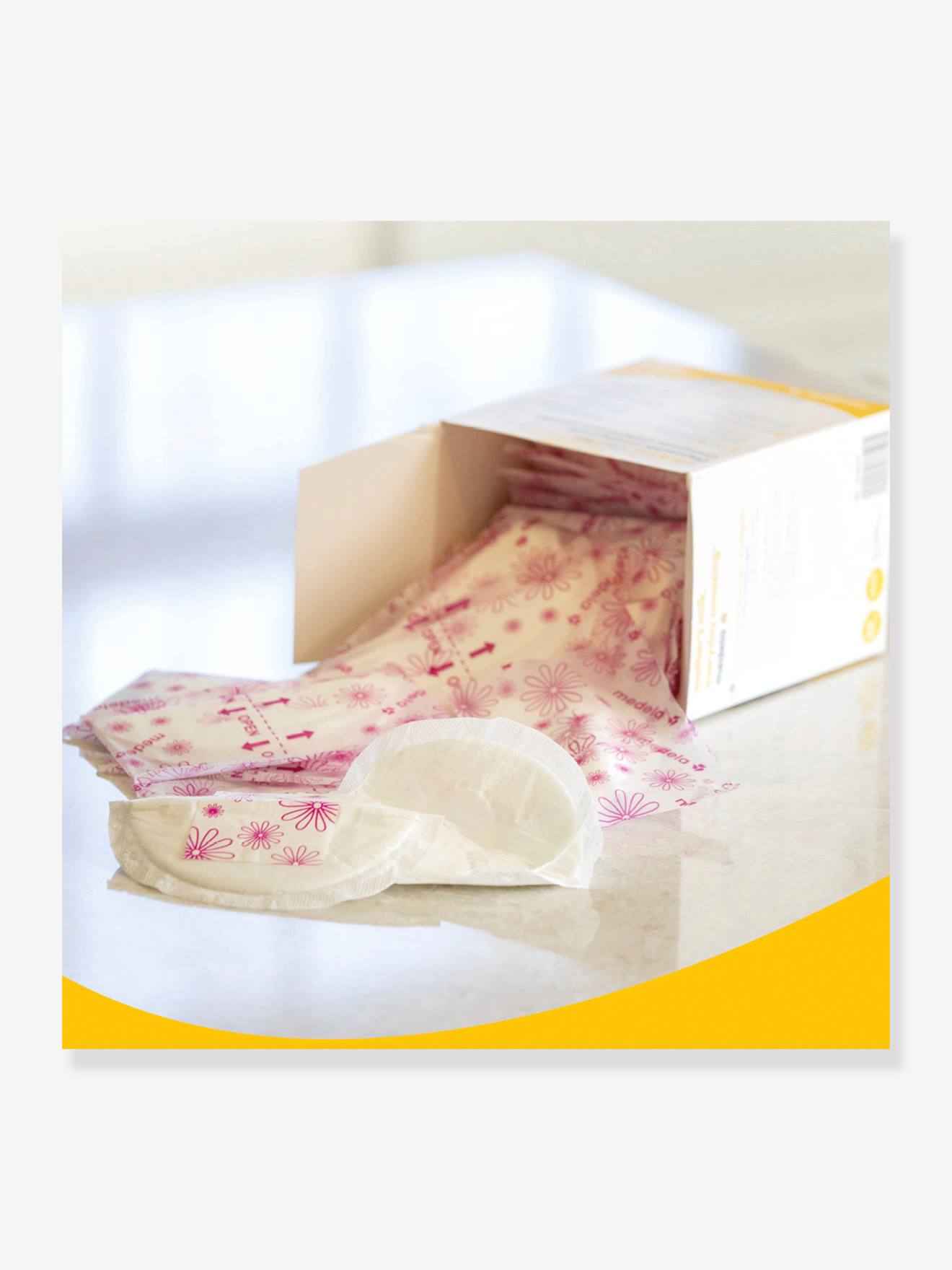 Boîte de 60 coussinets d’allaitement jetables Safe & Dry Ultra thin MEDELA blanc
