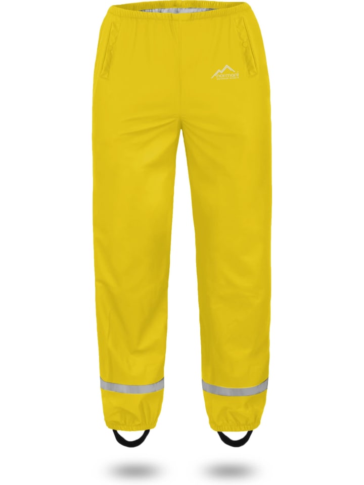 Normani Outdoor Sports Kinder Regenhose York in Gelb günstig kaufen