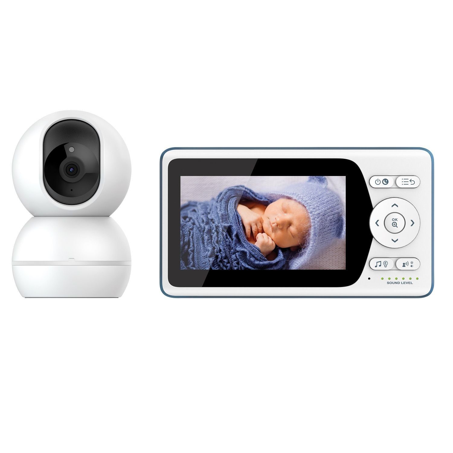 Telefunken Video-Babyphone VM-M500 Video-Babyphone 4.3'' Display Infrarotmodus 640x480px