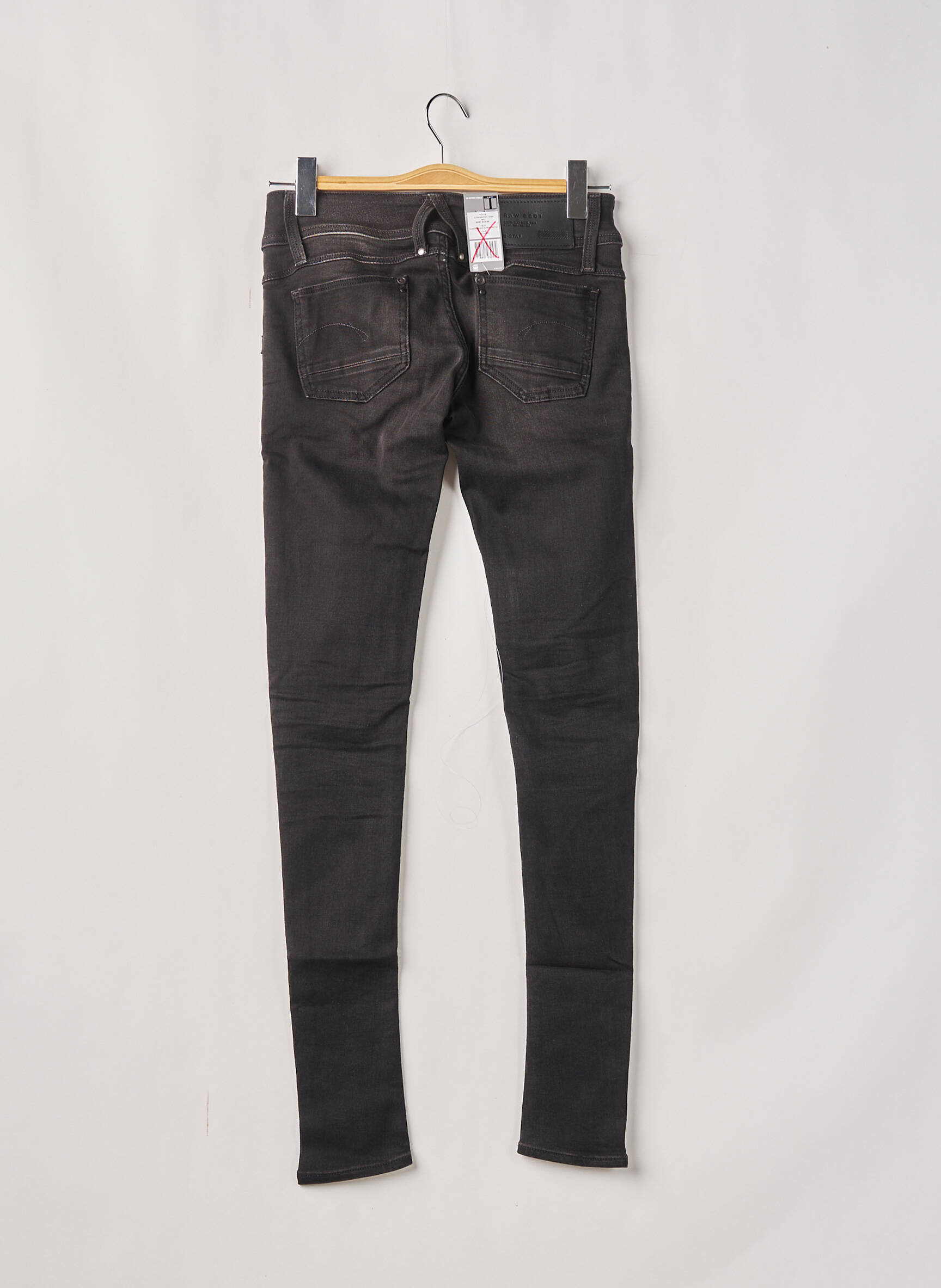 G Star Jeans Skinny Femme couleur gris