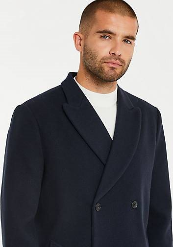 Threadbare Wollmantel