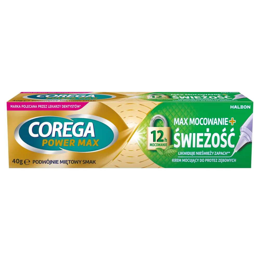 Κρέμα οδοντοστοιχιών Corega Power Max Fixation + Freshness