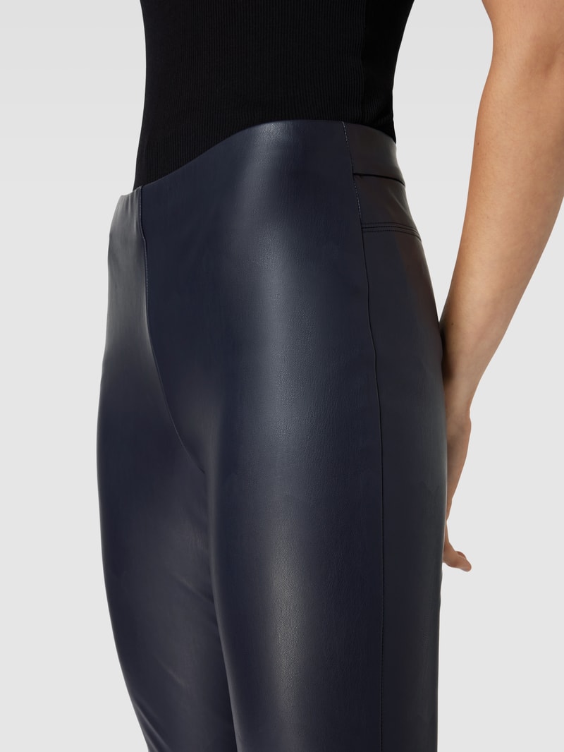 Leggings im unifarbenen Design Modell 'RESA' in marineblau