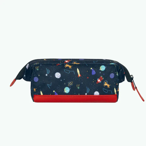 Roswell navy blue school pencil case