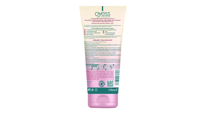 OYESS loving nature Feel Good Body Lotion 175 ml