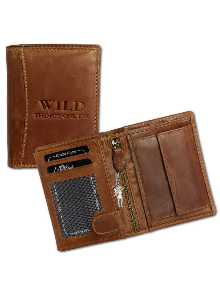 Wild Things Only Portemonnaie Leder ca. 9,5cm breit ca. 12,5cm hoch günstig kaufen onesize