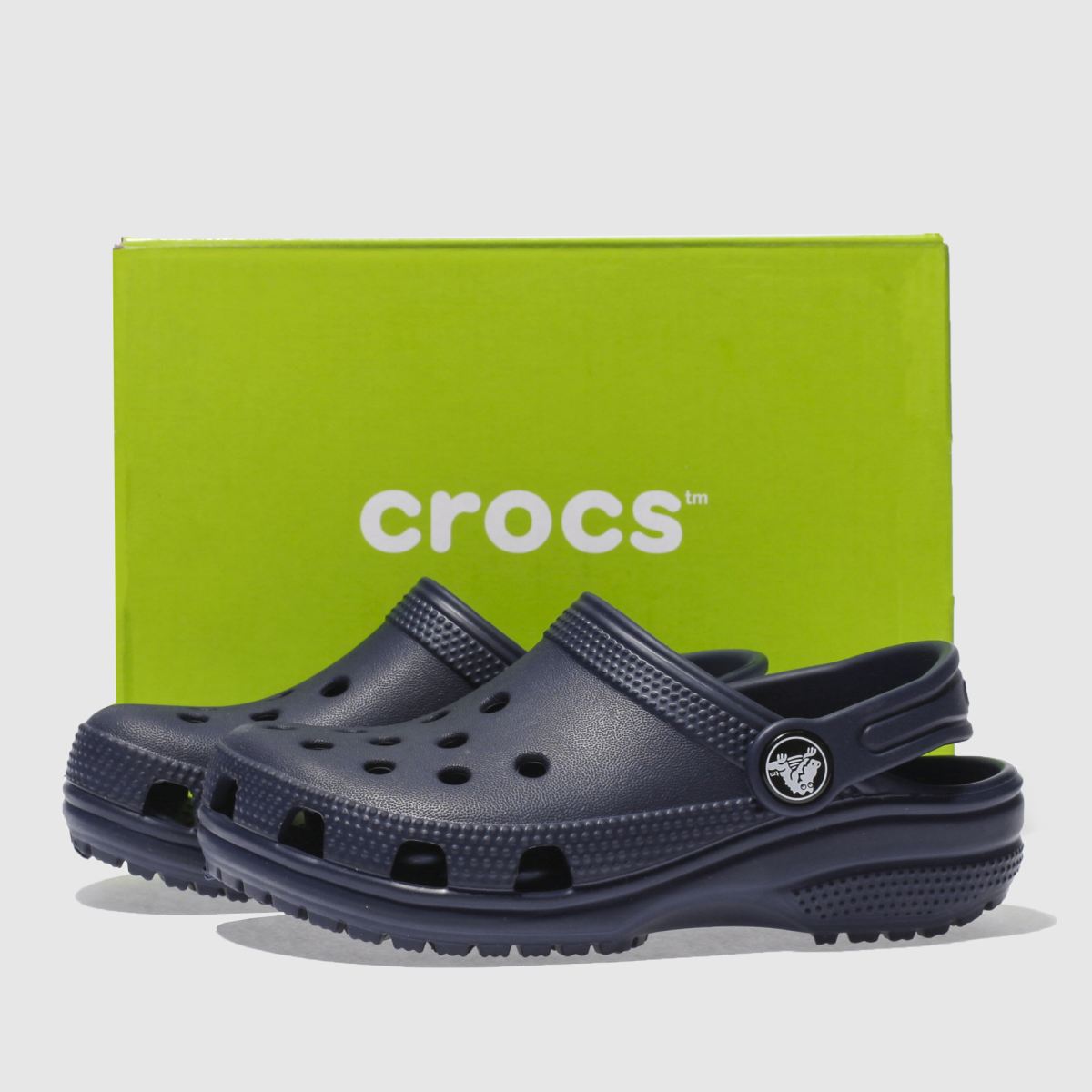 Crocs sötétkék klasszikus klumpa Junior szandál