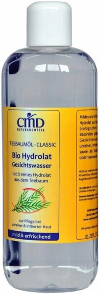 CMD Naturkosmetik Teebaumöl Bio Hydrolat Gesichtswasser