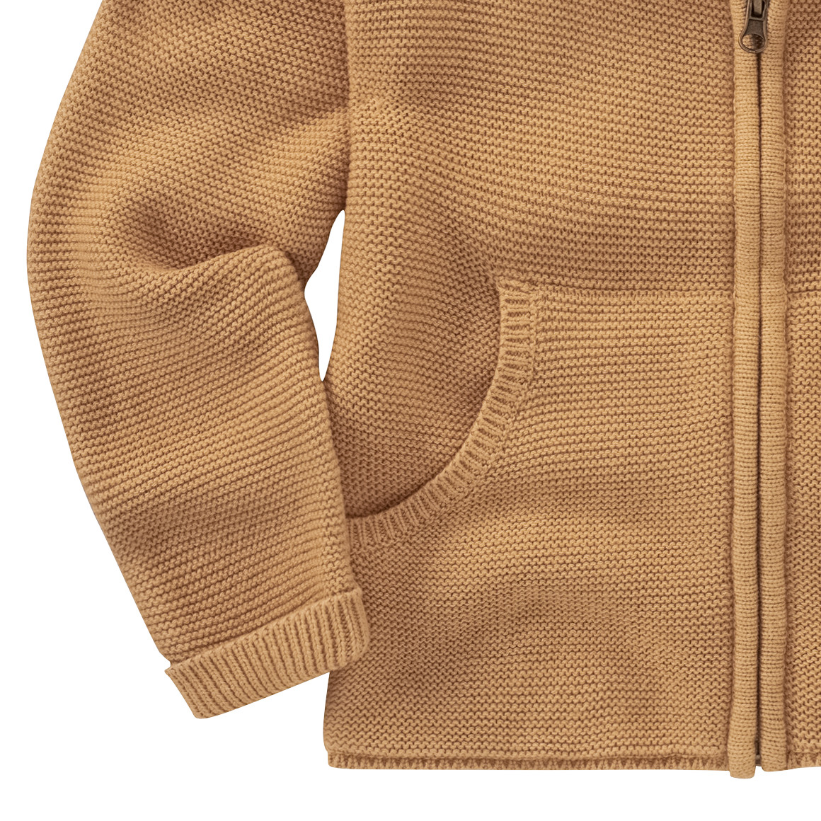 Jungen Strickjacke mit Kapuze