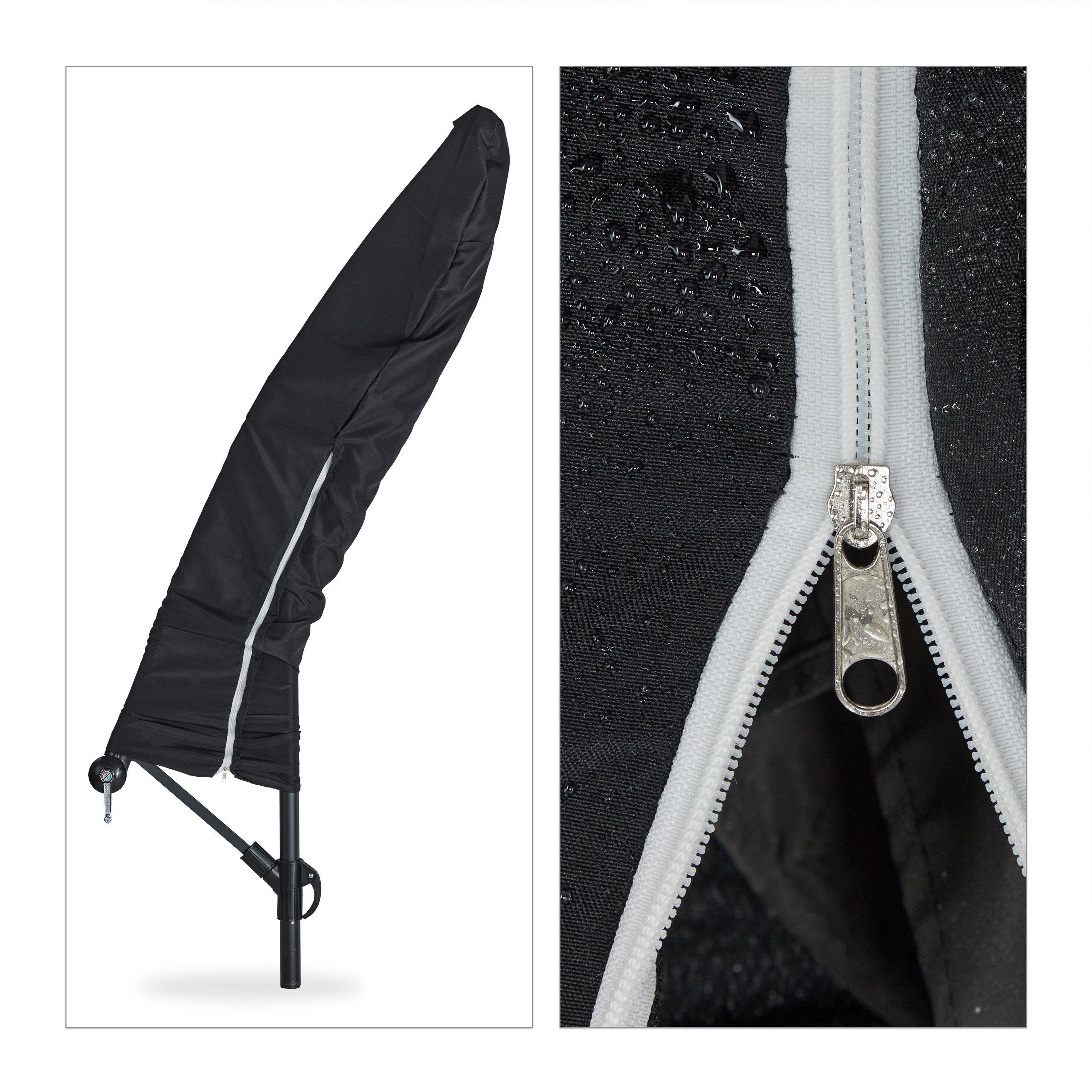 relaxdays Ampelschirm Ampelschirm D: 300 cm