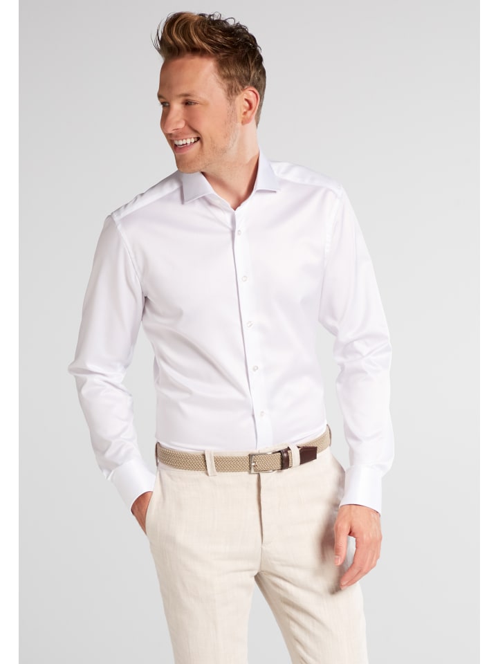 Eterna Hemd SLIM FIT in weiß günstig kaufen