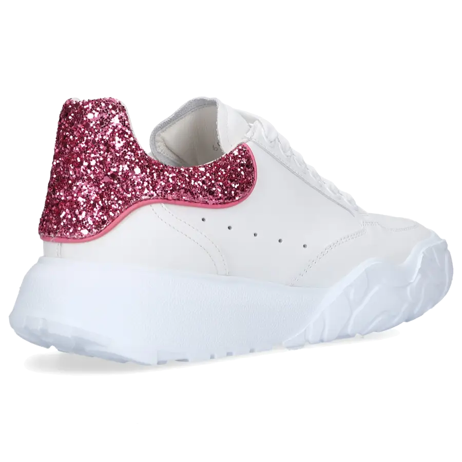 Alexander McQueen - Sneaker low NEW COURT Kalbsleder - weiß