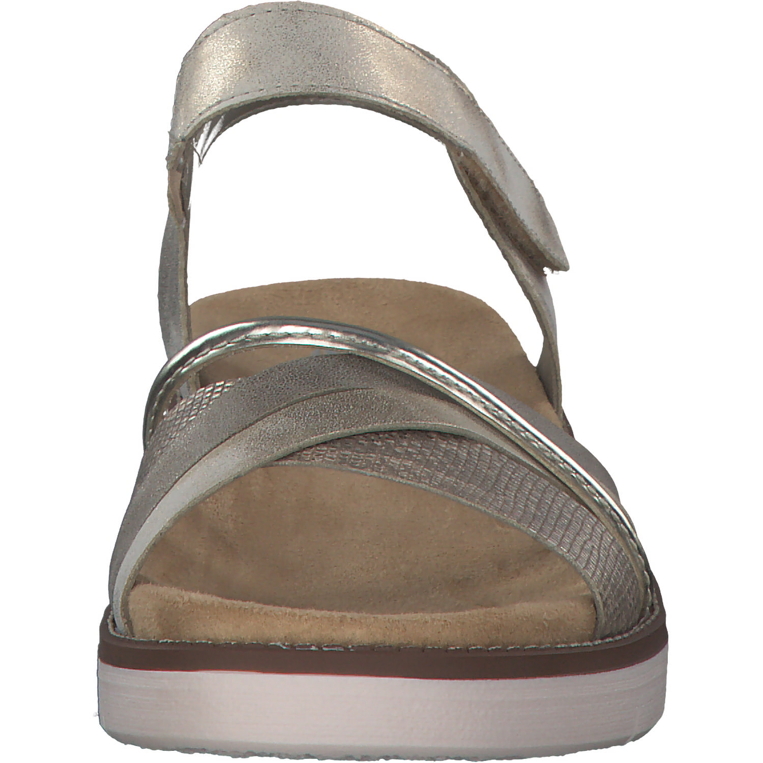 Remonte D2058, Keilsandaletten, Damen, lehm-metallic/gold/muschel/per