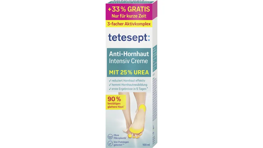 tetesept med foot care Anti-Hornhaut Urea Creme 75 ml