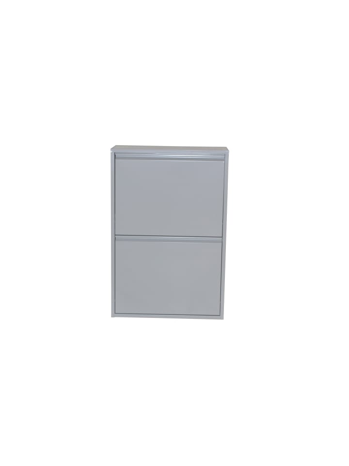möbel-direkt Mülltrenner (2Klappen/4Eimer) Madrid in grau günstig kaufen 1 Stück