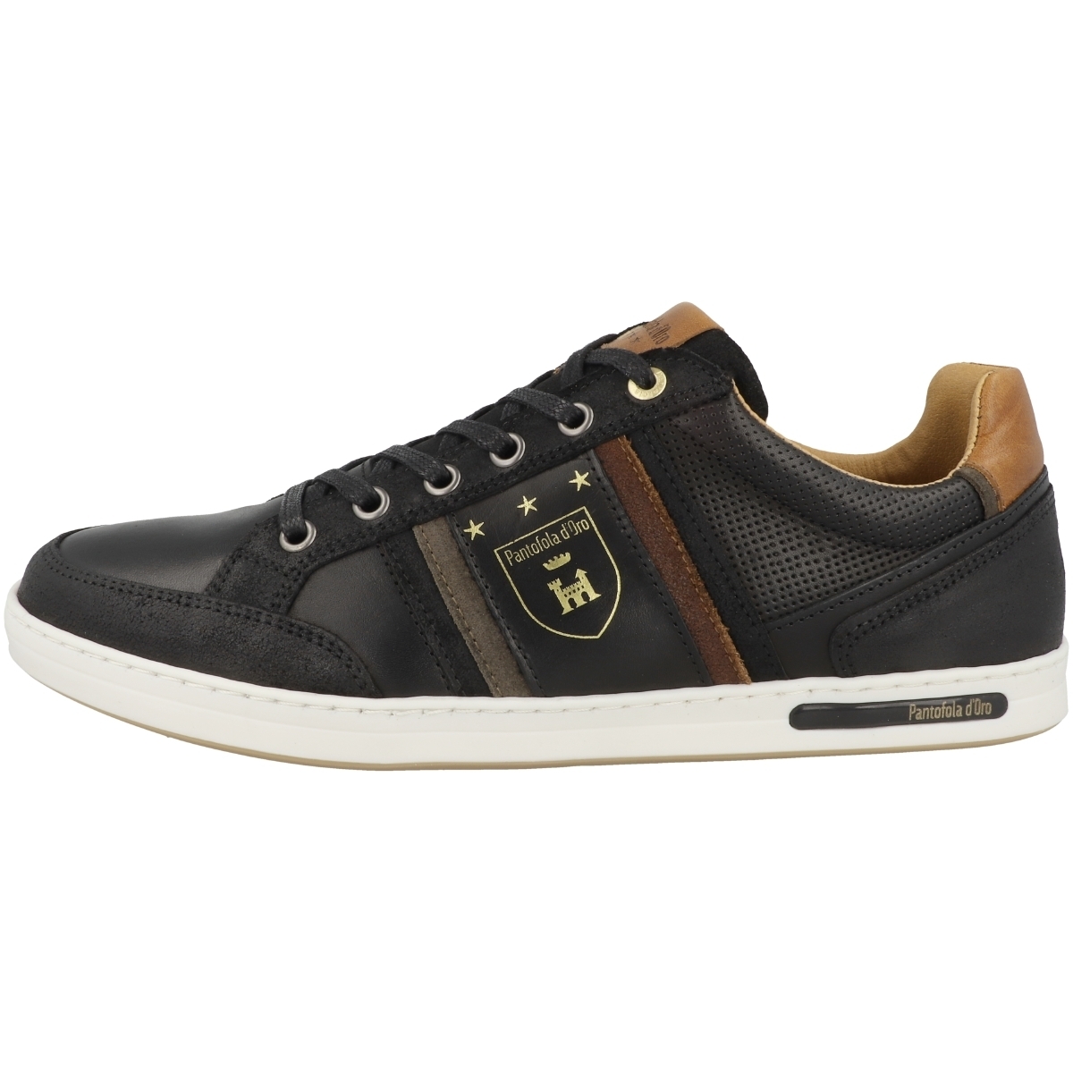 Pantofola d Oro Ravenna Uomo Low Sneaker Low schwarz