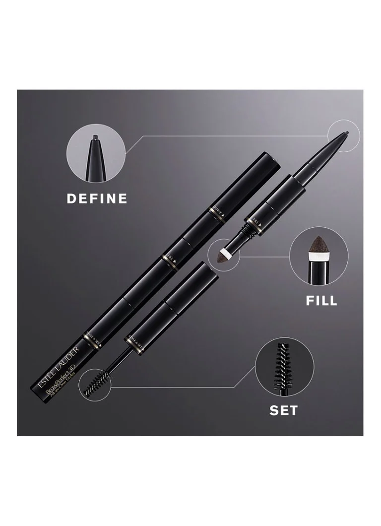 Estée Lauder Brow Perfect 3D All-in-One Styler Multi-Tasker - 3-in-1 kulmakynä